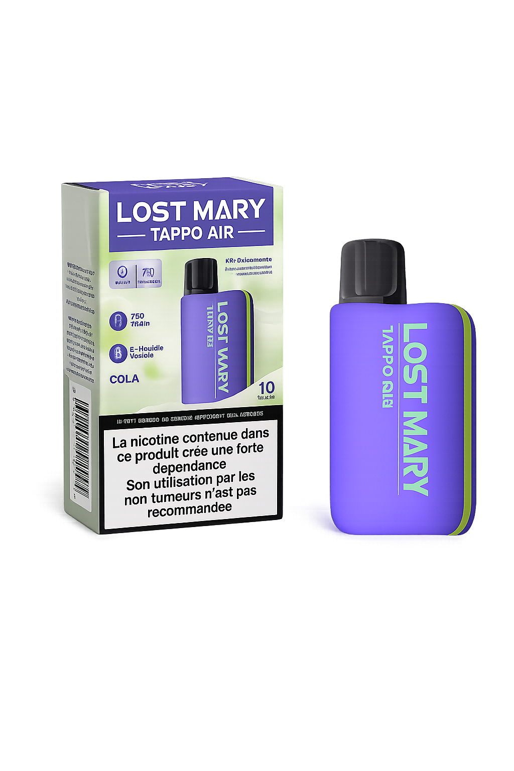 Puff Tappo Air Lost Mary 10mg