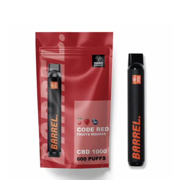 Puff CBD - Barrel Code Red - Fruits Rouges