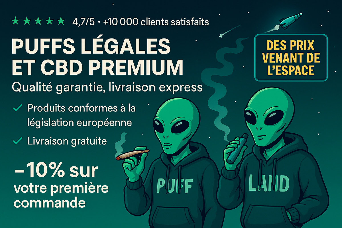 Puff légales en France : comment elles respectent la loi 2025