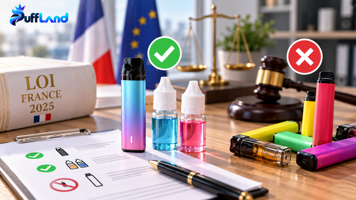 Nouvelle loi puff : ce qui est interdit et ce qui reste autorisé