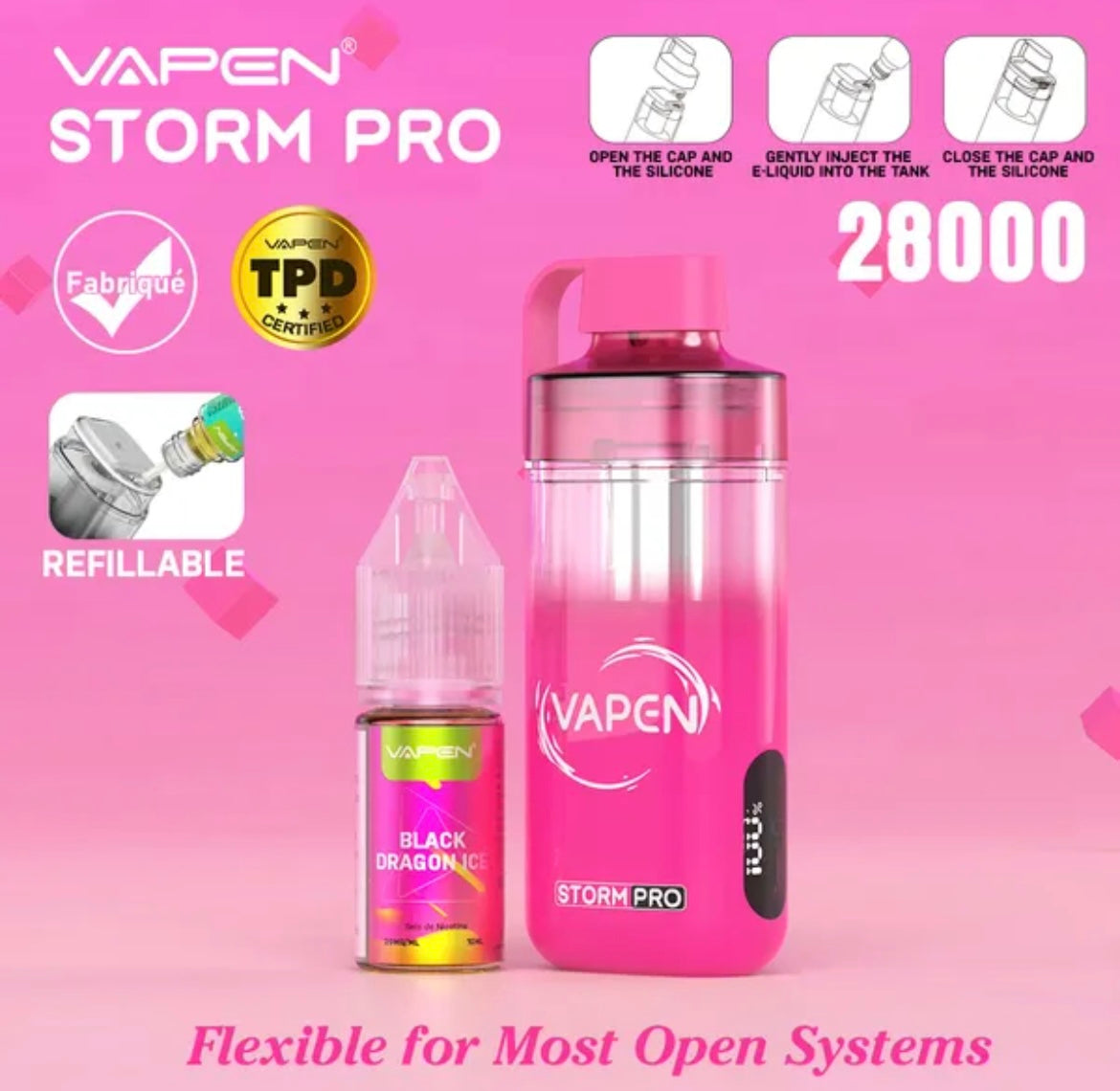 Puff 28000 Vapen Rechargeable