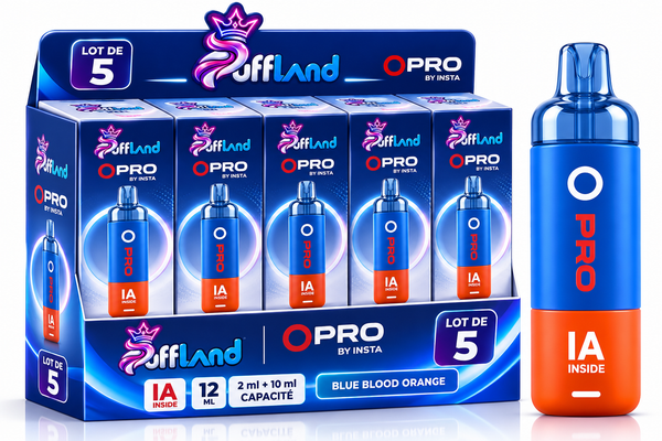Carton Puff Opro IA 10K Instafill 20 mg (lot de 5 ou 10)