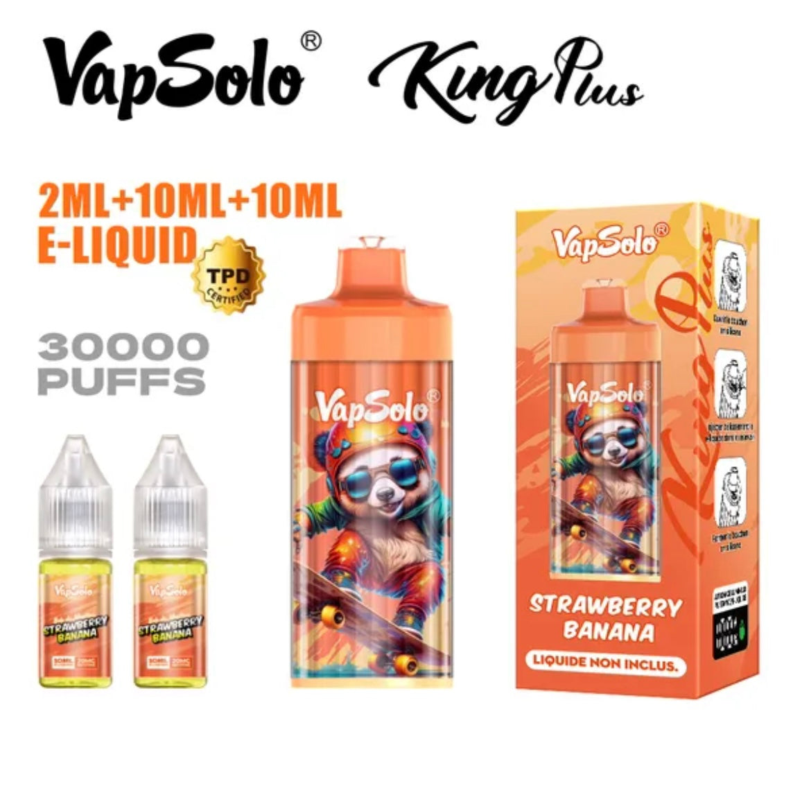 Puff 30000 Vapsolo Rechargeable