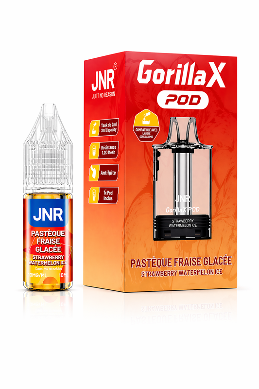 Pod JNR Cartouche GorillaX + Flacon 10ml