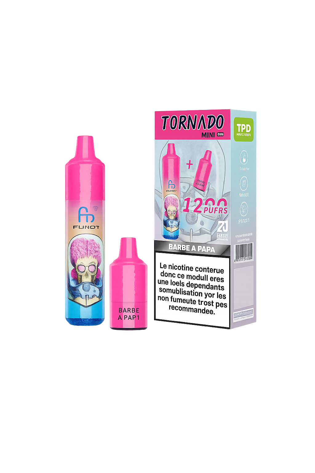 Puff Tornado Mini Fumot 1200