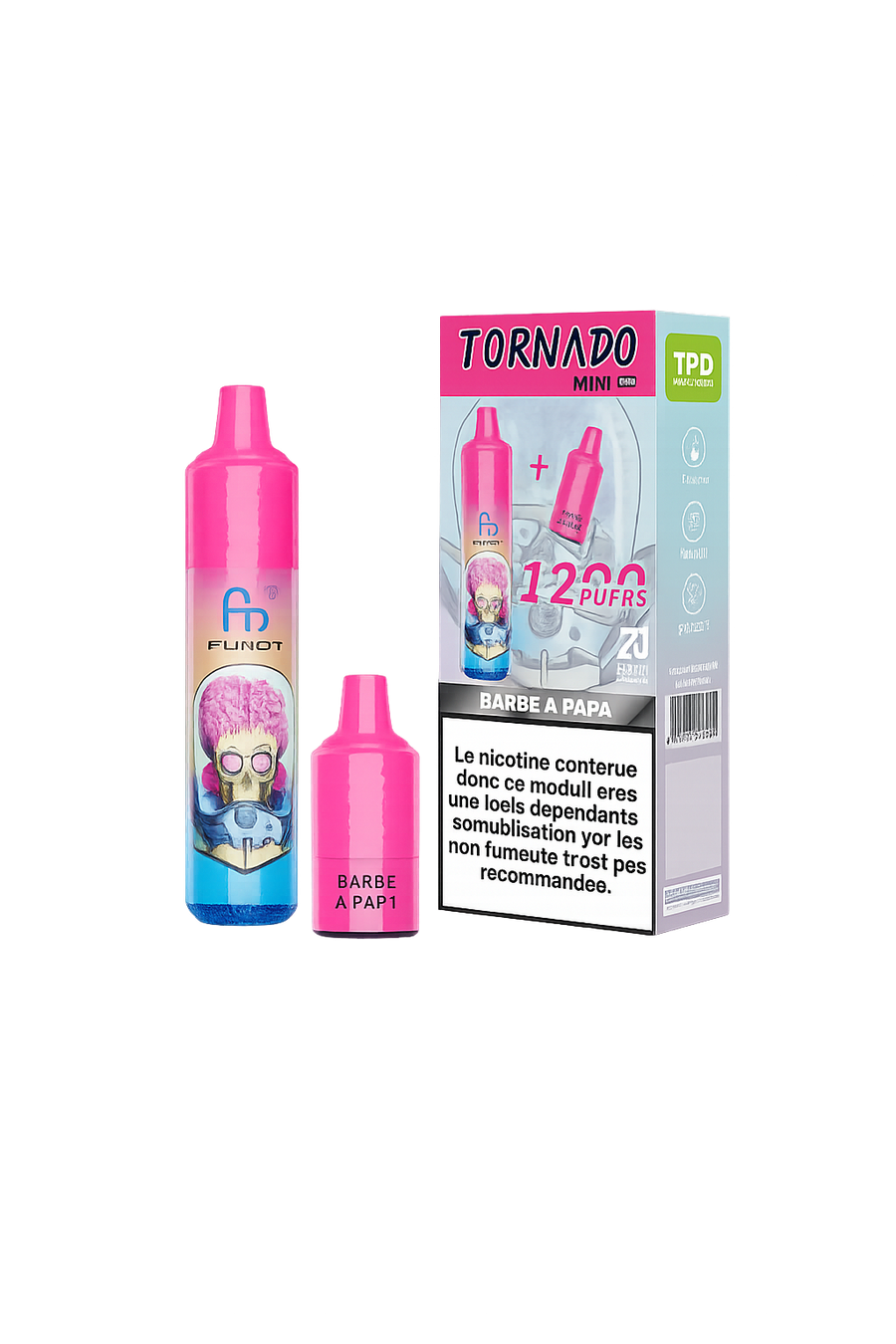 Puff Tornado Mini Fumot 1200