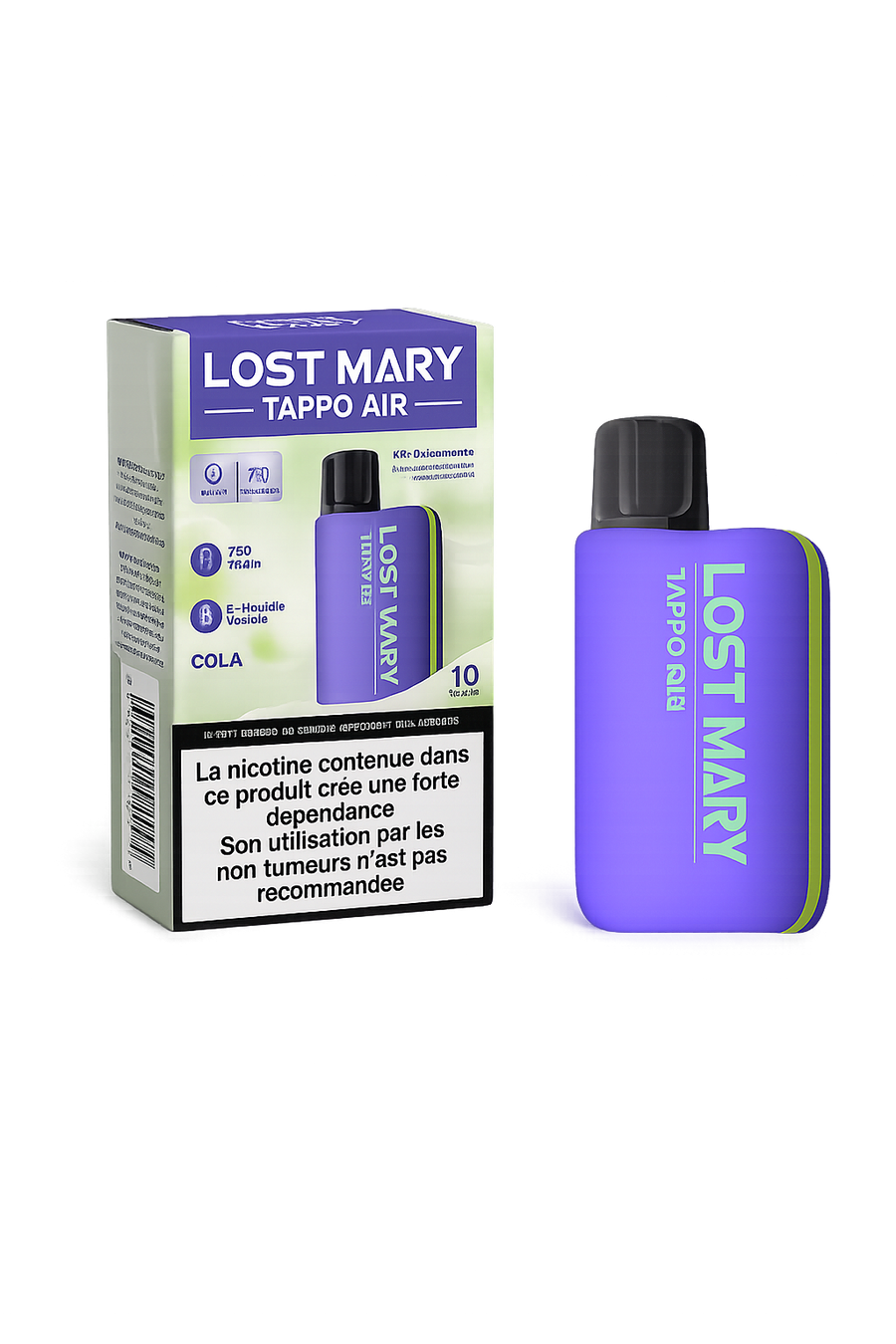 Puff Tappo Air Lost Mary 10mg