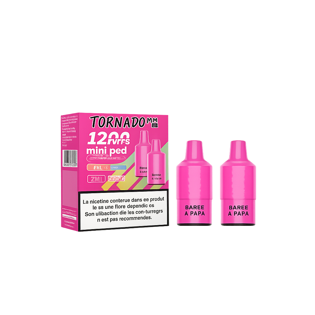 Recharge Cartouche Pod Tornado Mini Fumot 1200