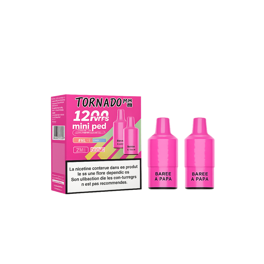 Recharge Cartouche Pod Tornado Mini Fumot 1200