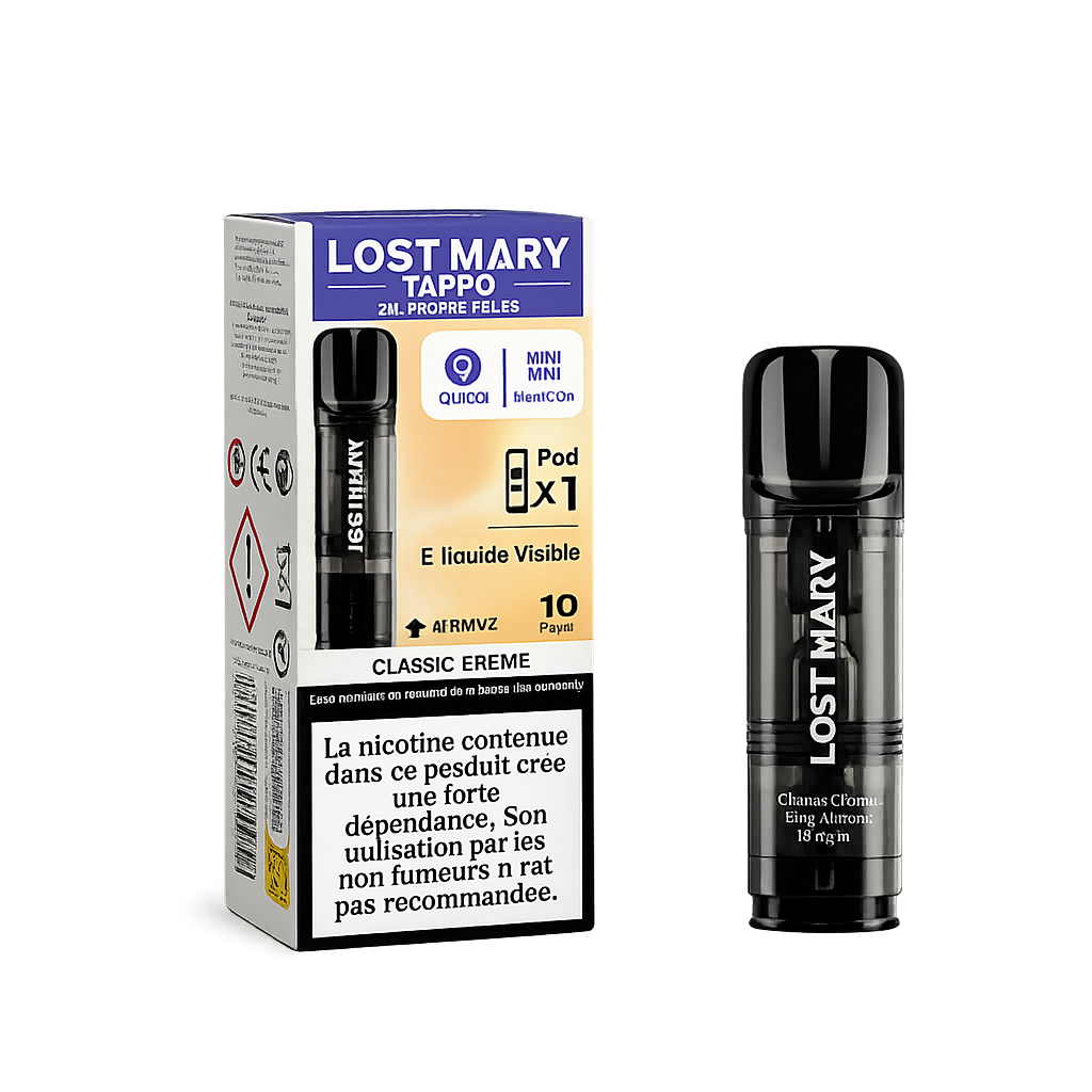 Recharge Cartouche Pod Tappo Air Lost Mary 10mg