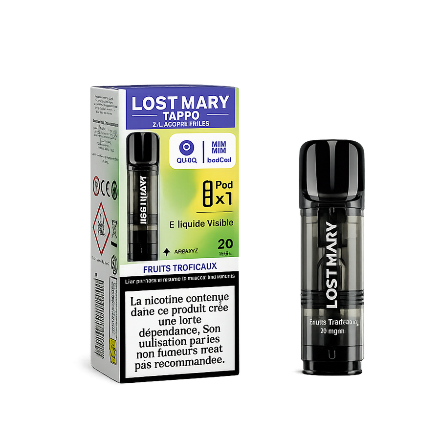 Recharge Cartouche Pod Tappo Air Lost Mary 20mg