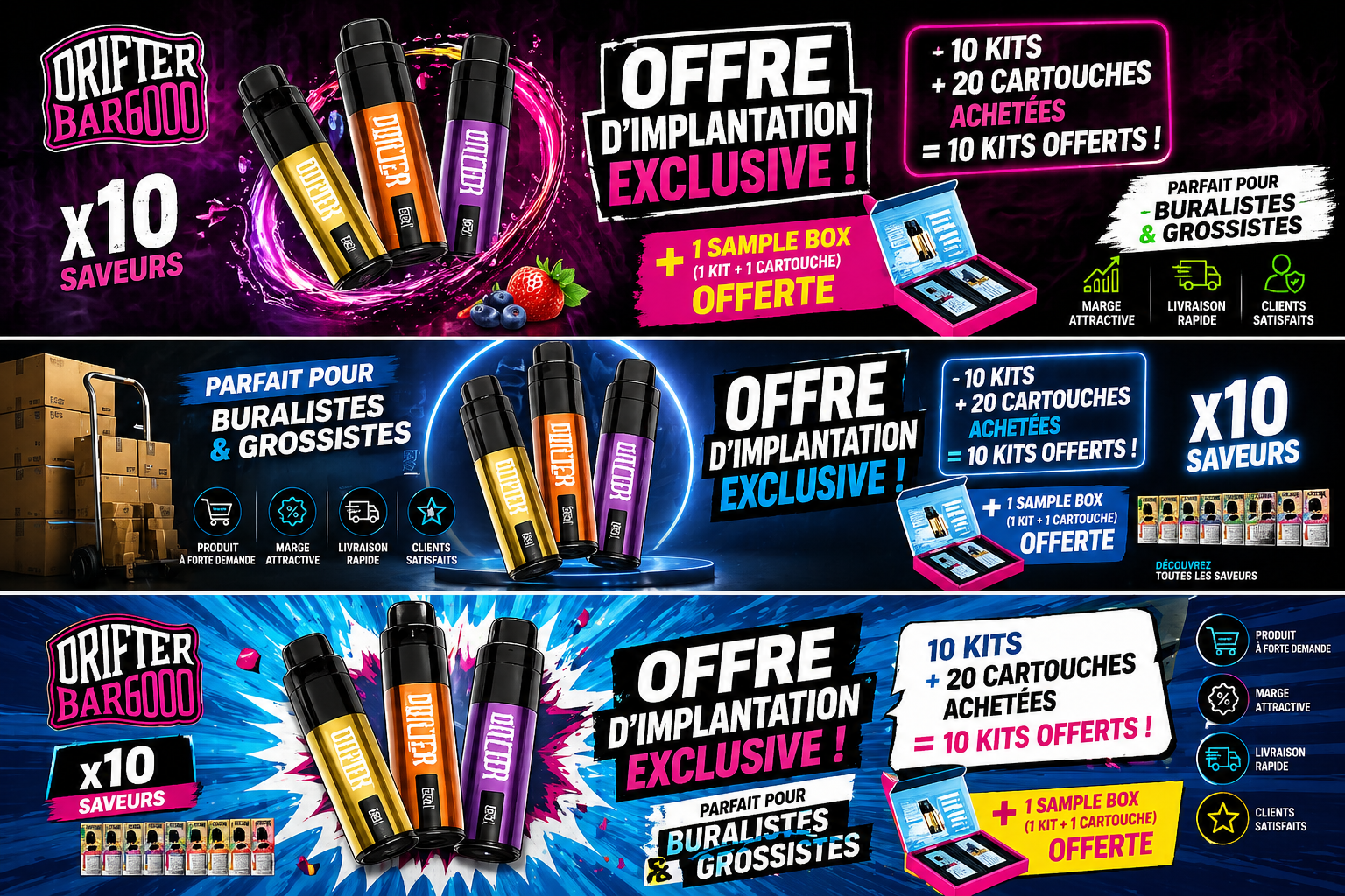 OFFRE D'IMPLANTATION DRIFTER BAR