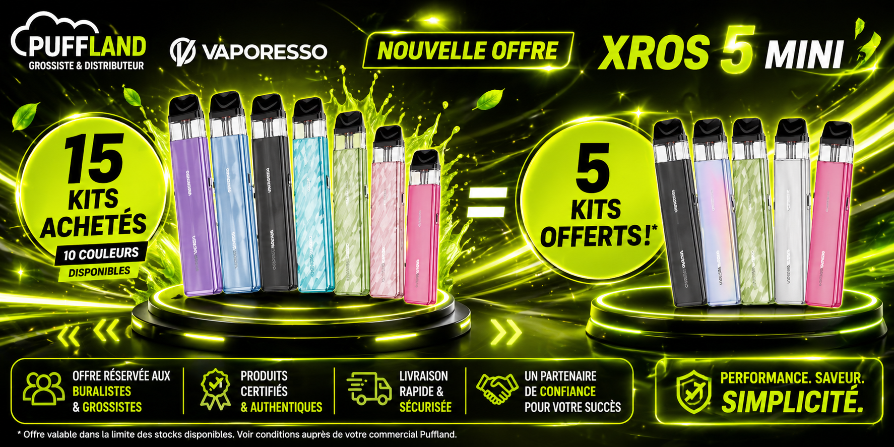 OFFRE KIT XROS 5 MINI TITANIUM SILVER VAPORESSO