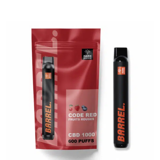 Puff CBD - Barrel Code Red - Fruits Rouges - Puff Land CBD