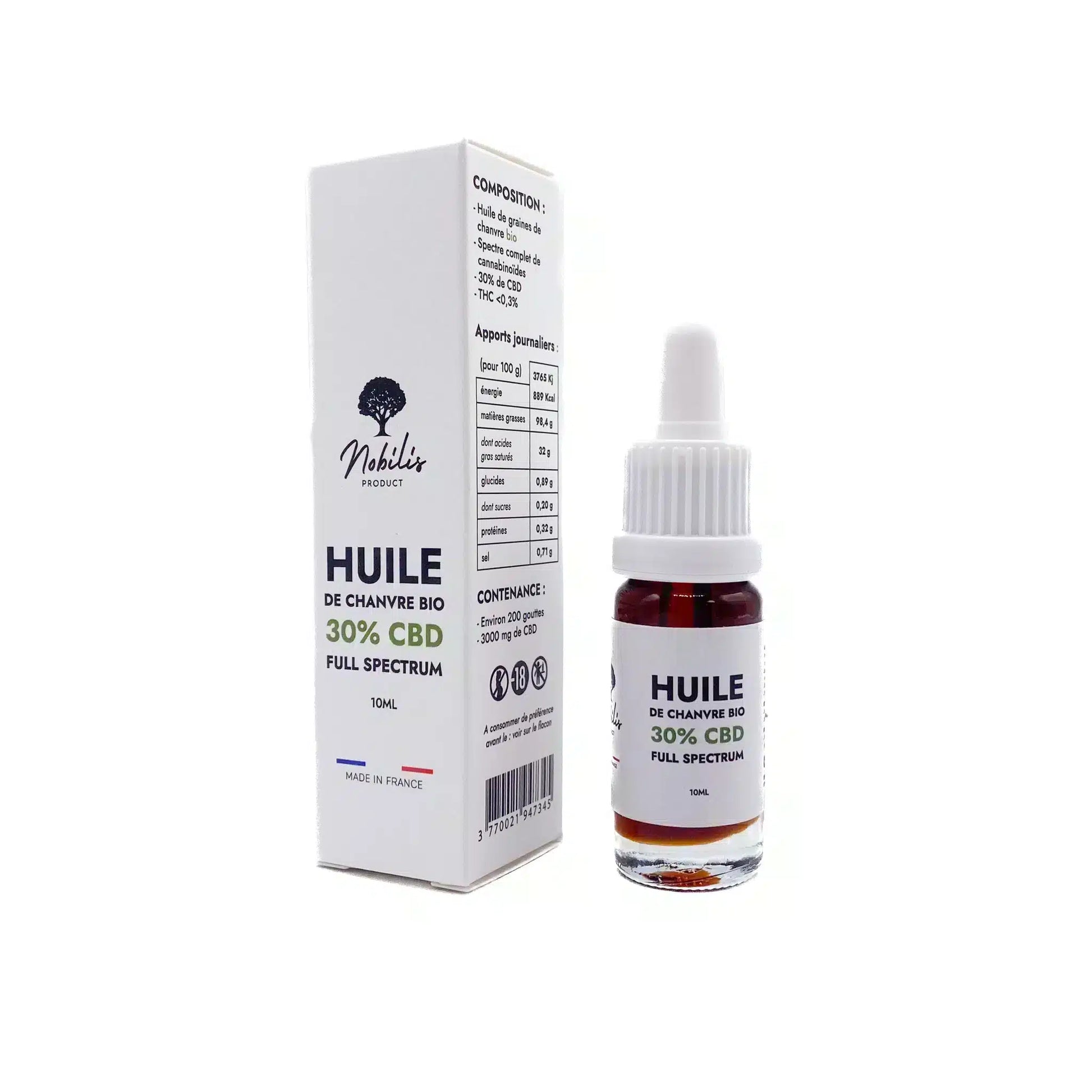 Pack Huile CBD Full Spectrum - 90ml - Puff Land CBD