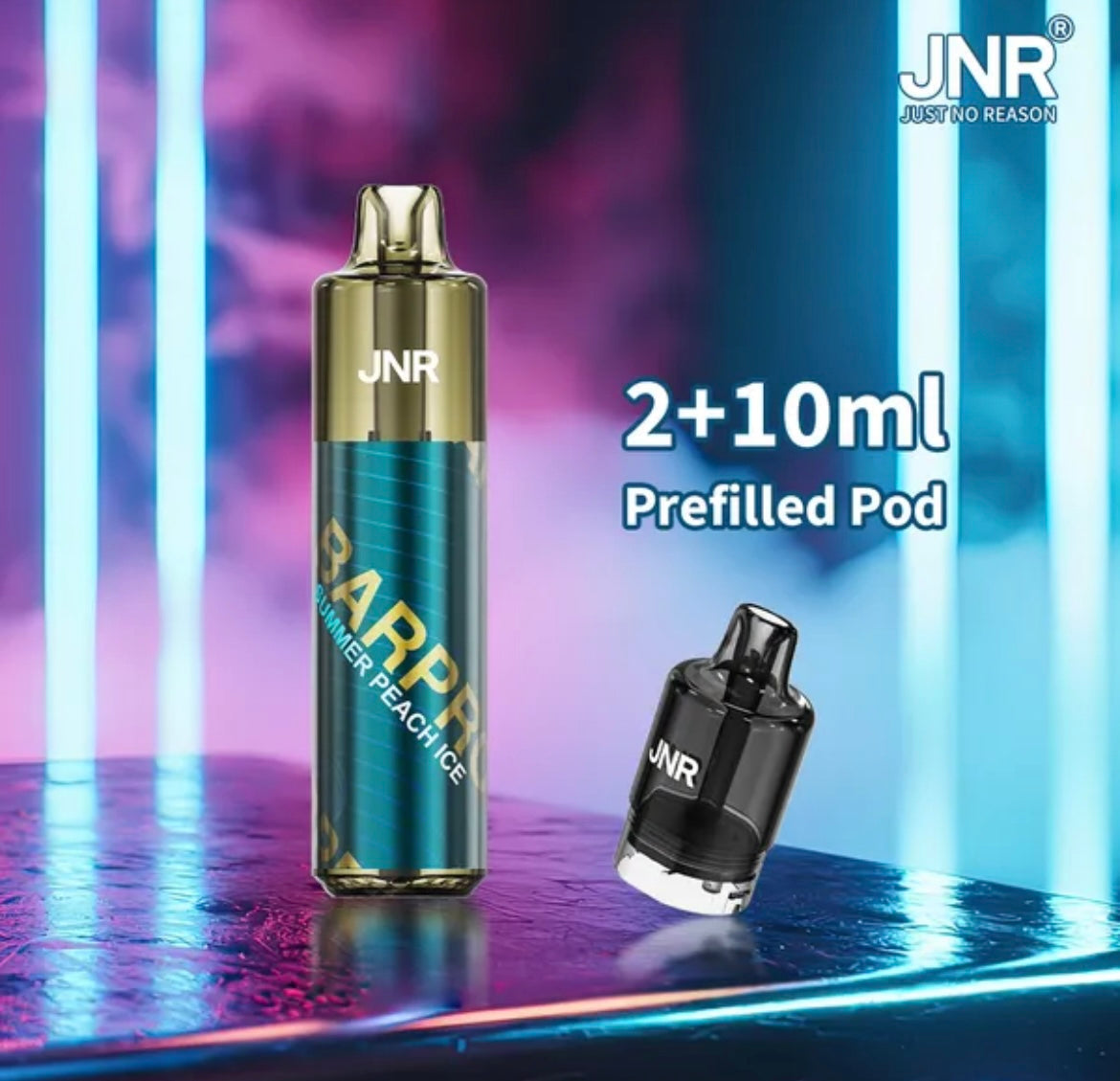JNR Bar Pro puff 10000 bouffées certifiée TPD avec mesh coil et LED respirant