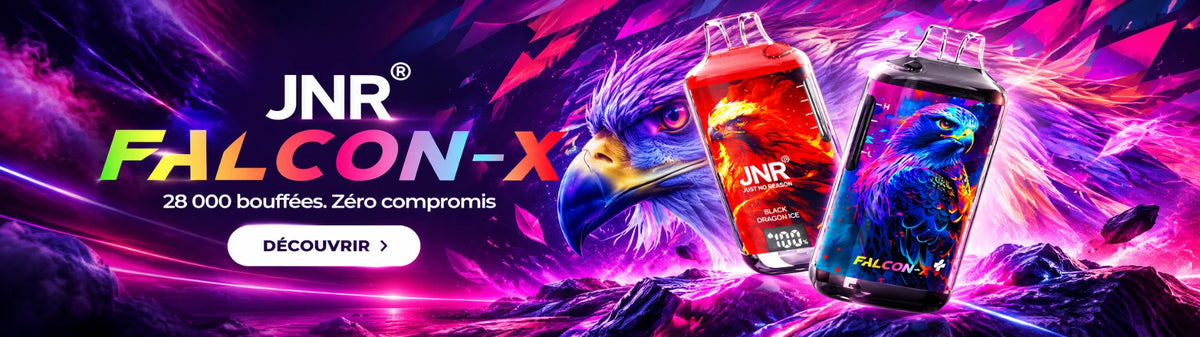 JNR Falcon-X+ : 28 000 bouffées, zéro compromis