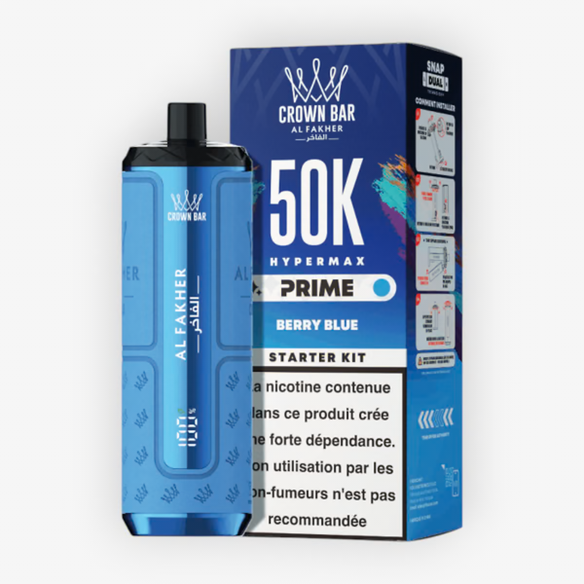 Puff Hyper Max Prime 50K 6 mg Al Fakher