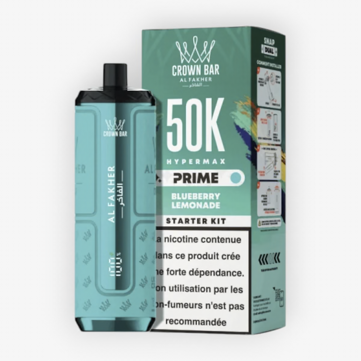 Puff Hyper Max Prime 50K 6 mg Al Fakher