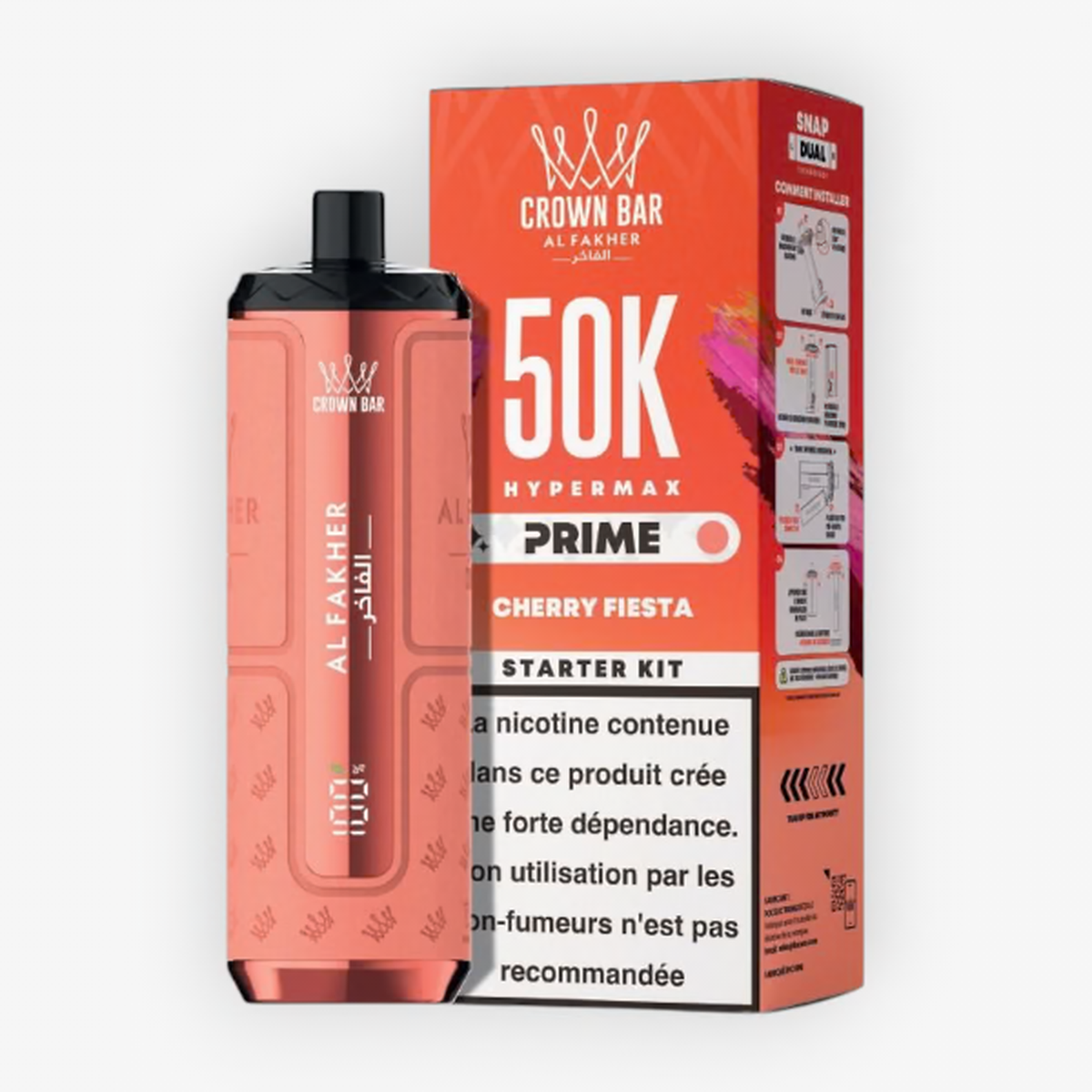 Puff Hyper Max Prime 50K 6 mg Al Fakher