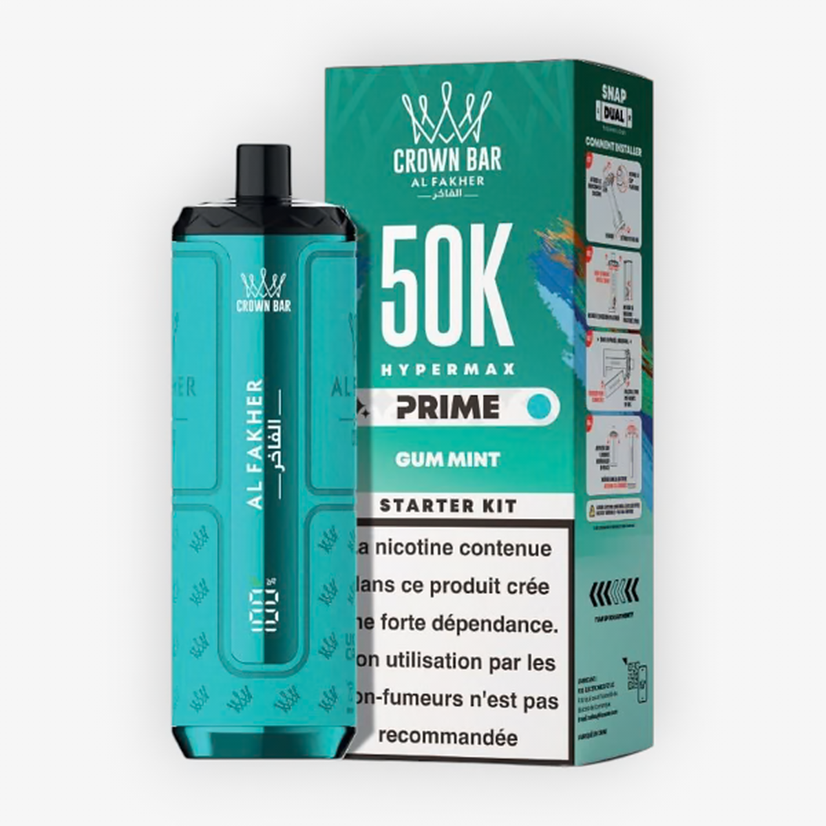 Puff Hyper Max Prime 50K 6 mg Al Fakher