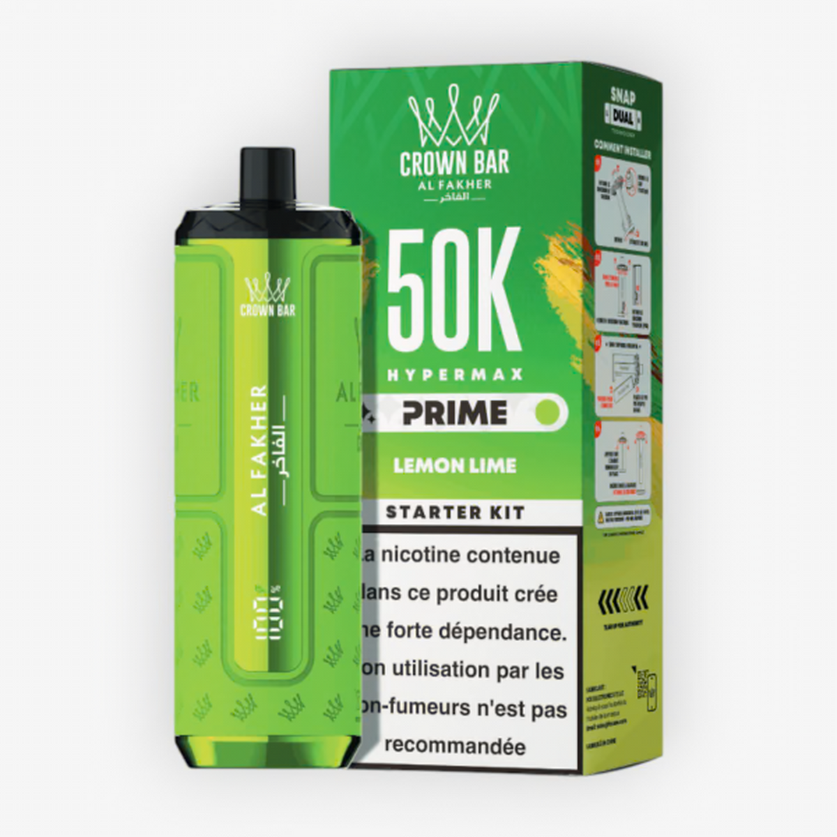 Puff Hyper Max Prime 50K 6 mg Al Fakher