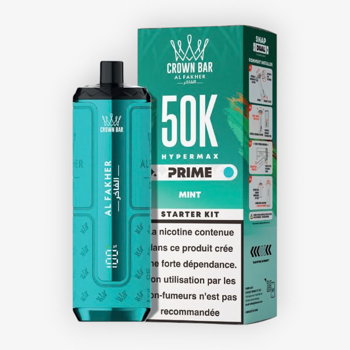 Puff Hyper Max Prime 50K 6 mg Al Fakher