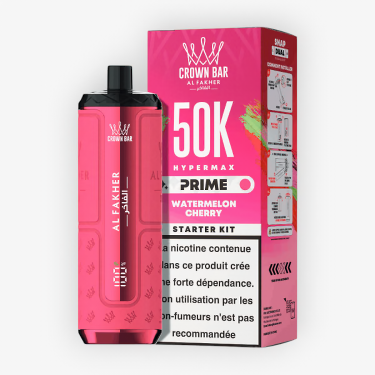 Puff Hyper Max Prime 50K 6 mg Al Fakher