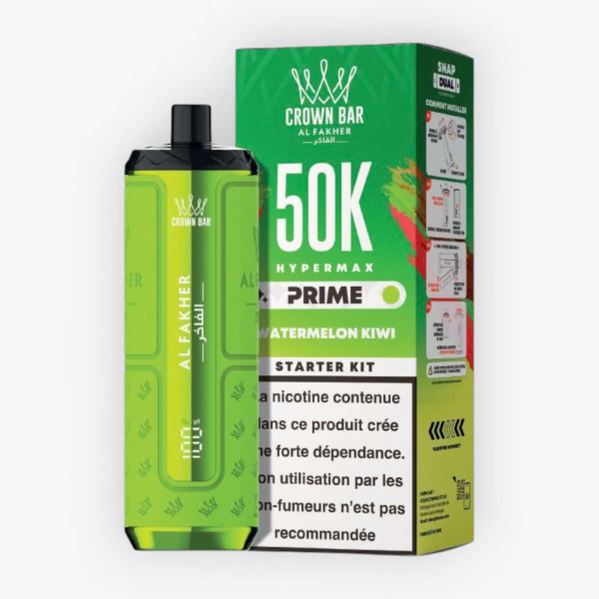 Puff Hyper Max Prime 50K 6 mg Al Fakher