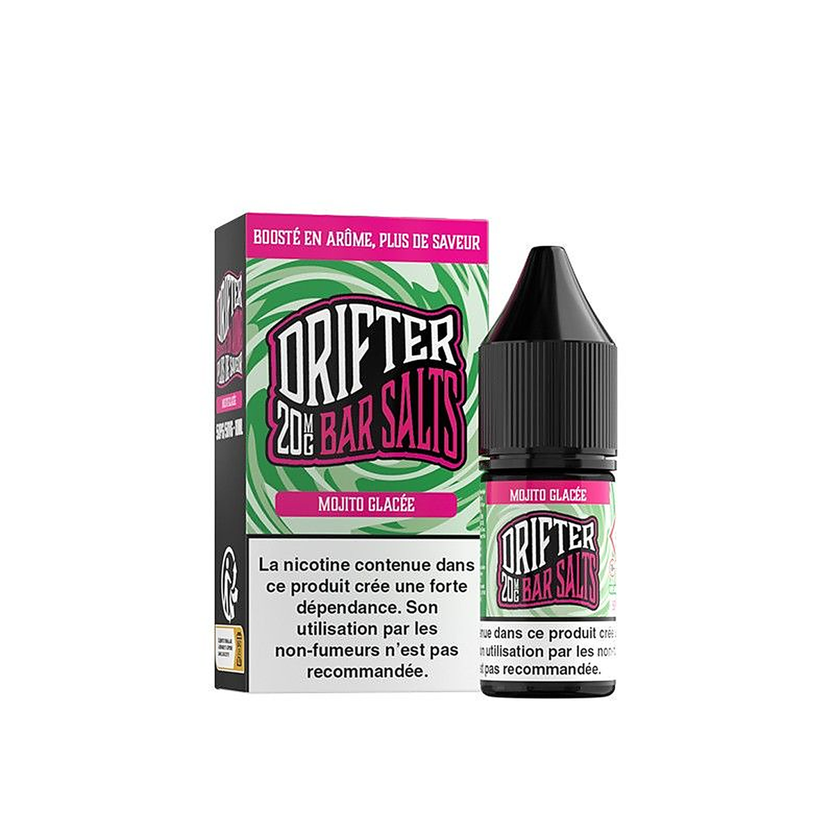 E-liquide Fraise Banane Glacée Bar Salts 10 ml 20 mg – Drifter