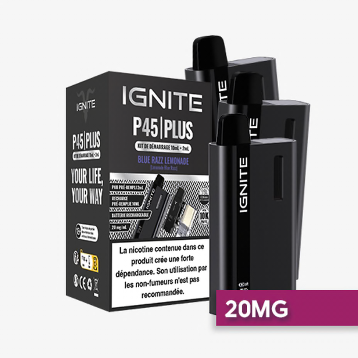 Kit P45 Plus 10K 20 mg – Ignite