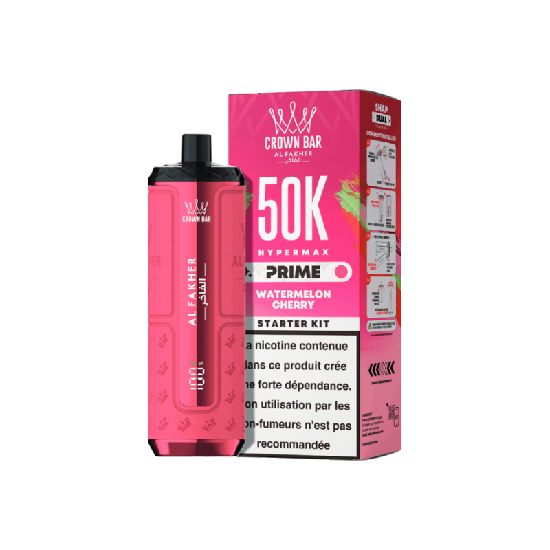 Kit Hyper Max Prime 50K 2 ml (+ 2 × 10 ml) 6 mg – Al Fakher