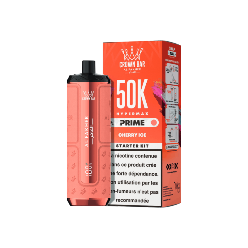 Kit Hyper Max Prime 50K 2 ml (+ 2 × 10 ml) 6 mg – Al Fakher