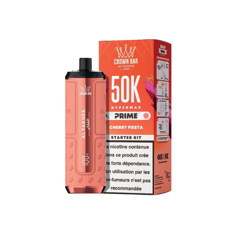 Kit Hyper Max Prime 50K 2 ml (+ 2 × 10 ml) 6 mg – Al Fakher