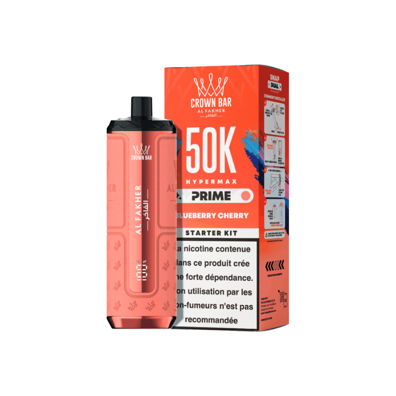 Kit Hyper Max Prime 50K 2 ml (+ 2 × 10 ml) 6 mg – Al Fakher
