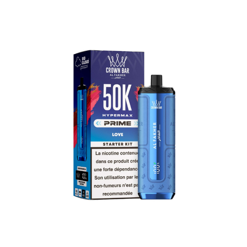 Kit Hyper Max Prime 50K 2 ml (+ 2 × 10 ml) 6 mg – Al Fakher