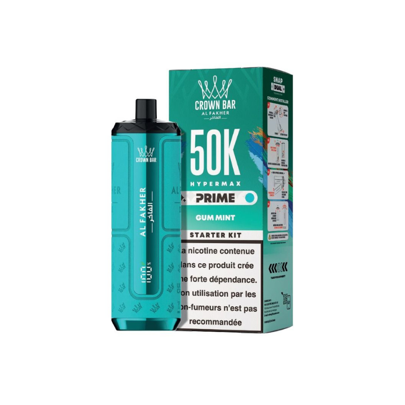 Kit Hyper Max Prime 50K 2 ml (+ 2 × 10 ml) 6 mg – Al Fakher