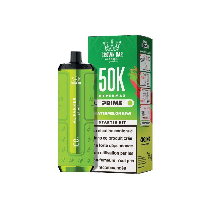 Kit Hyper Max Prime 50K 2 ml (+ 2 × 10 ml) 6 mg – Al Fakher