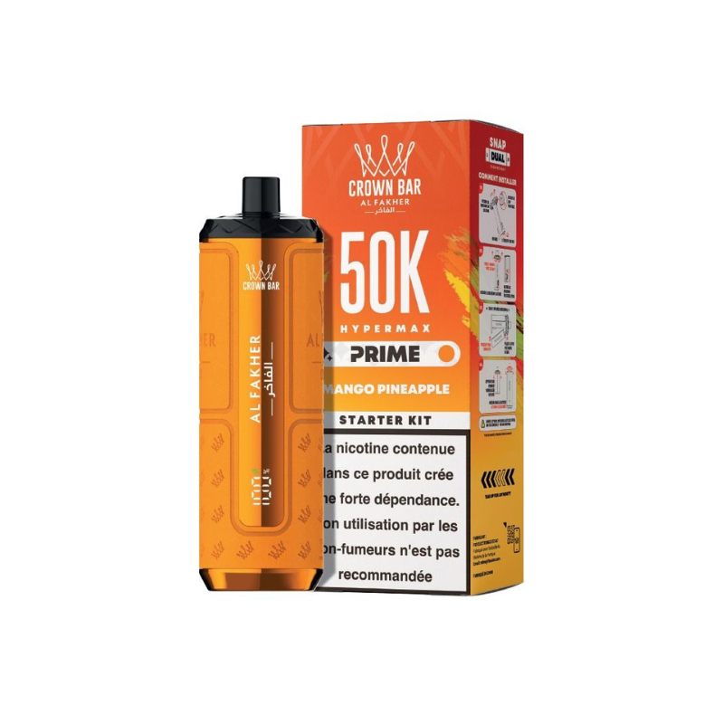 Kit Hyper Max Prime 50K 2 ml (+ 2 × 10 ml) 6 mg – Al Fakher