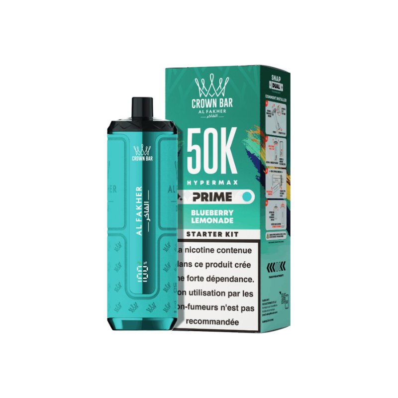 Kit Hyper Max Prime 50K 2 ml (+ 2 × 10 ml) 6 mg – Al Fakher