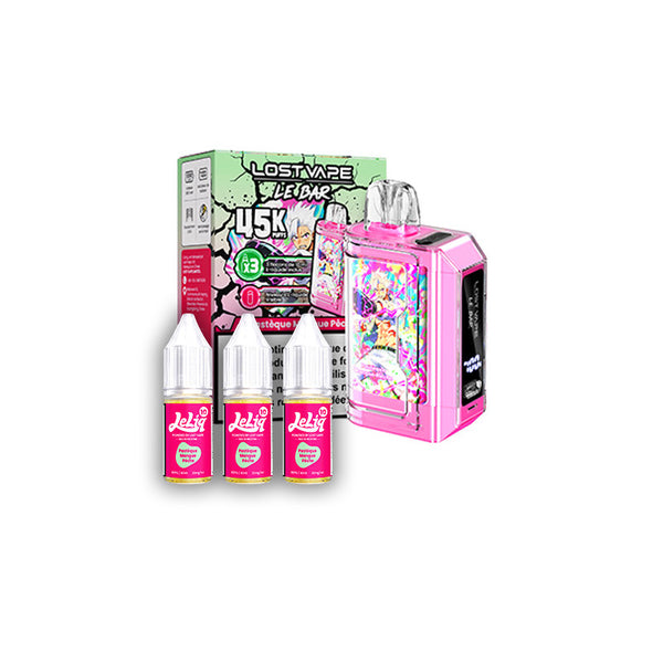 Kit Le Bar 45K + 3 e-liquides 10 ml 20 mg – Lost Vape
