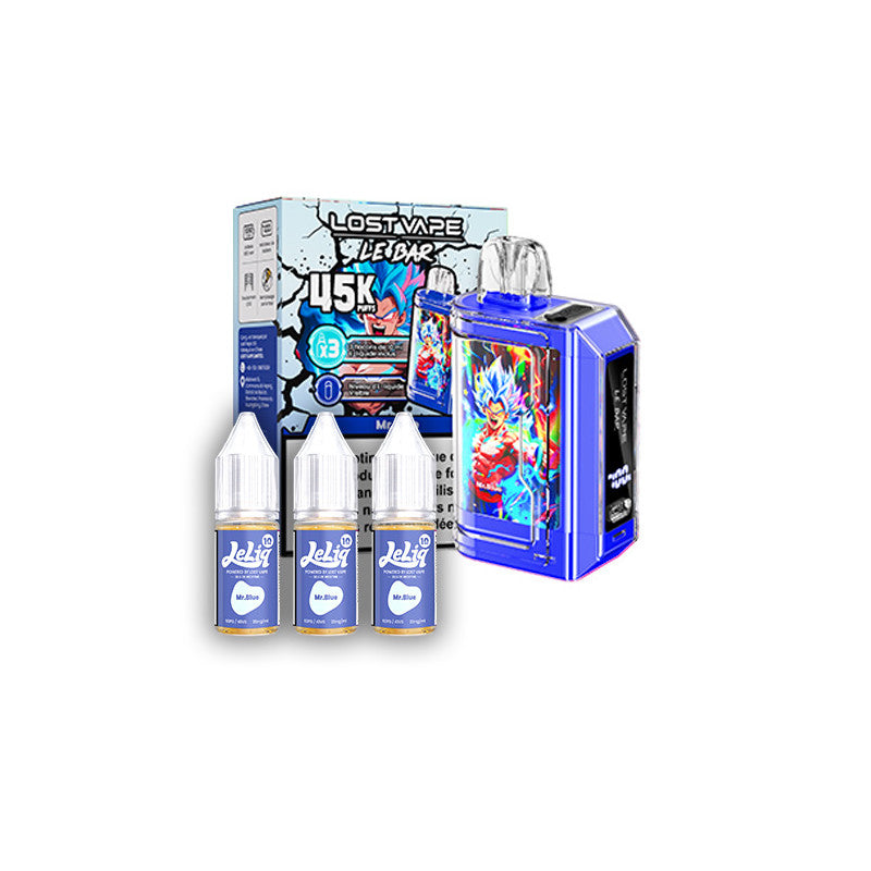 Kit Le Bar 45K + 3 e-liquides 10 ml 20 mg – Lost Vape