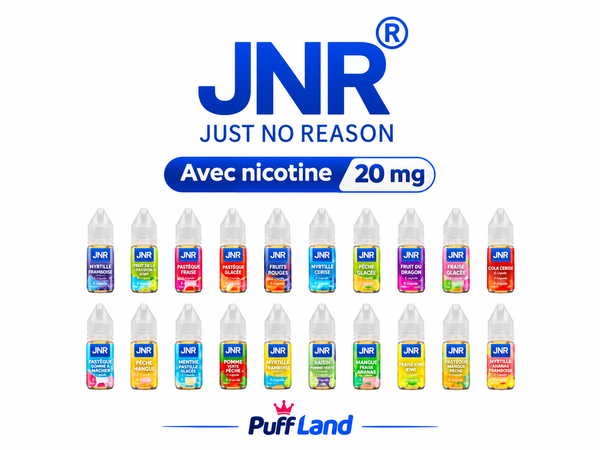 E-liquide JNR Flacon 10ml 20mg