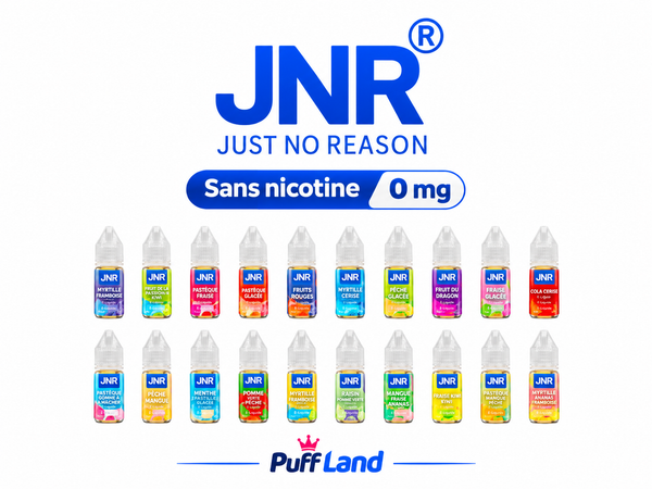 E-liquide JNR Flacon 10ml 0mg