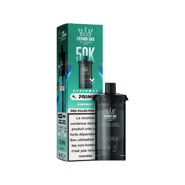 Pack de 2 cartouches Hyper Max Prime 50K 10 ml 6 mg – Al Fakher