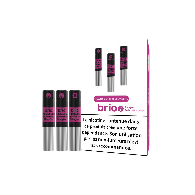 Pack de 3 pods pré-remplis Brio 1 ml 20 mg – Da One