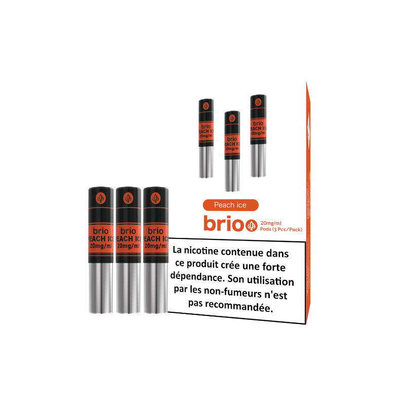 Pack de 3 pods pré-remplis Brio 1 ml 20 mg – Da One