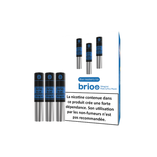 Pack de 3 pods pré-remplis Brio 1 ml 20 mg – Da One