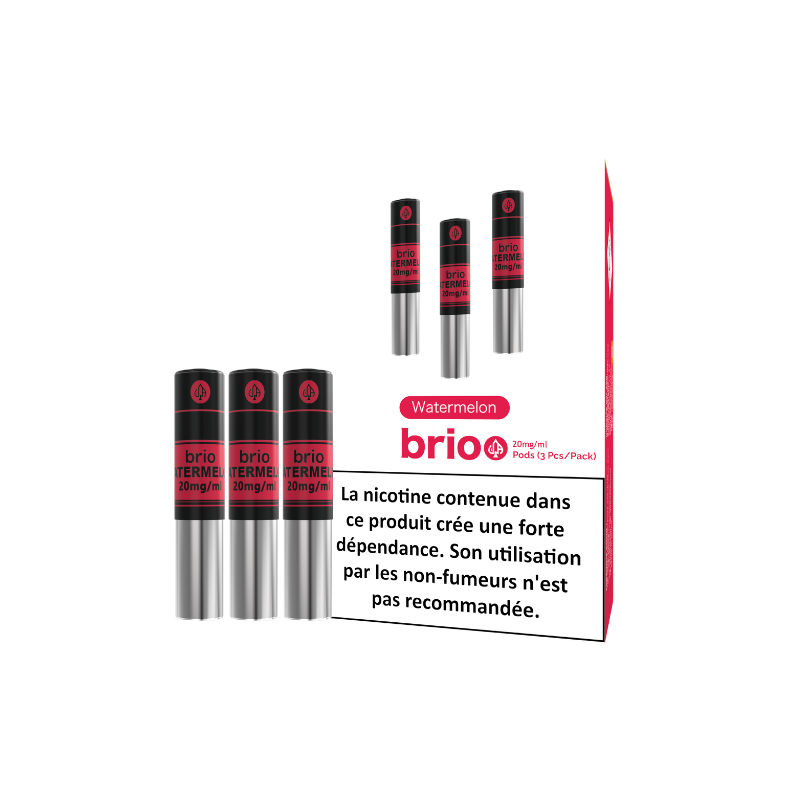 Pack de 3 pods pré-remplis Brio 1 ml 20 mg – Da One