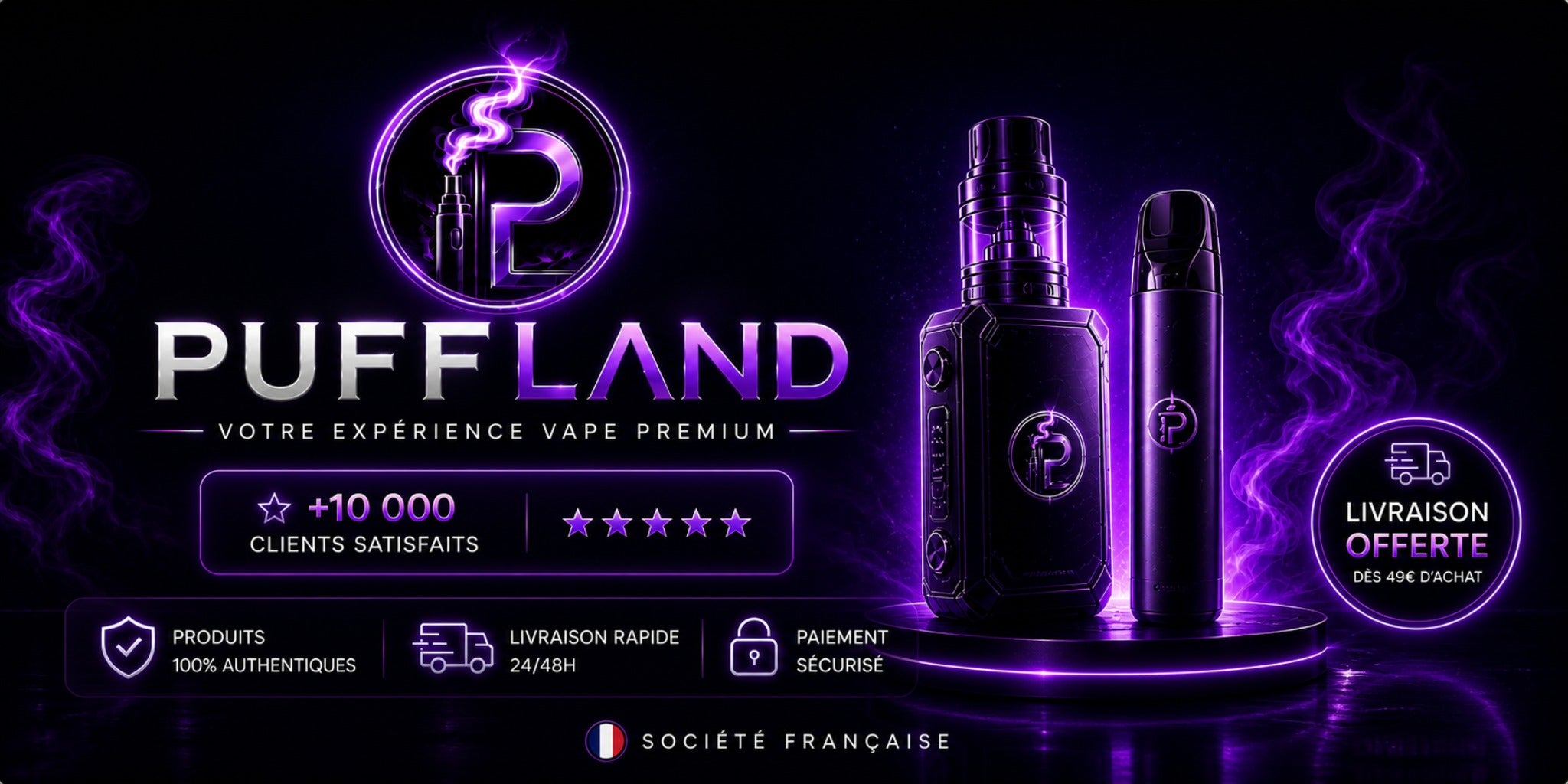 Puff Land, votre expérience vape premium